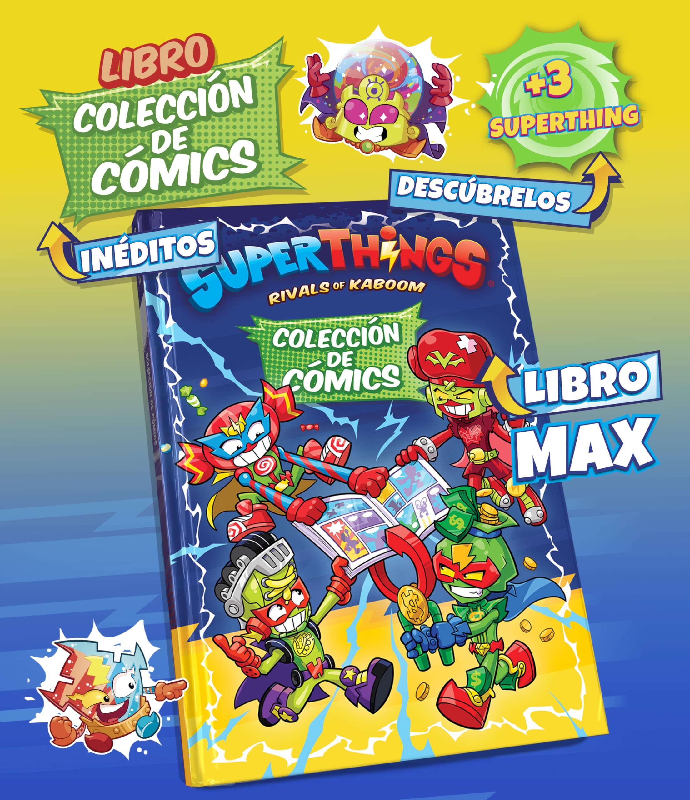 Libro Coleccionista Cómics Superthings - Neon Power & Beyond - MAX Manga