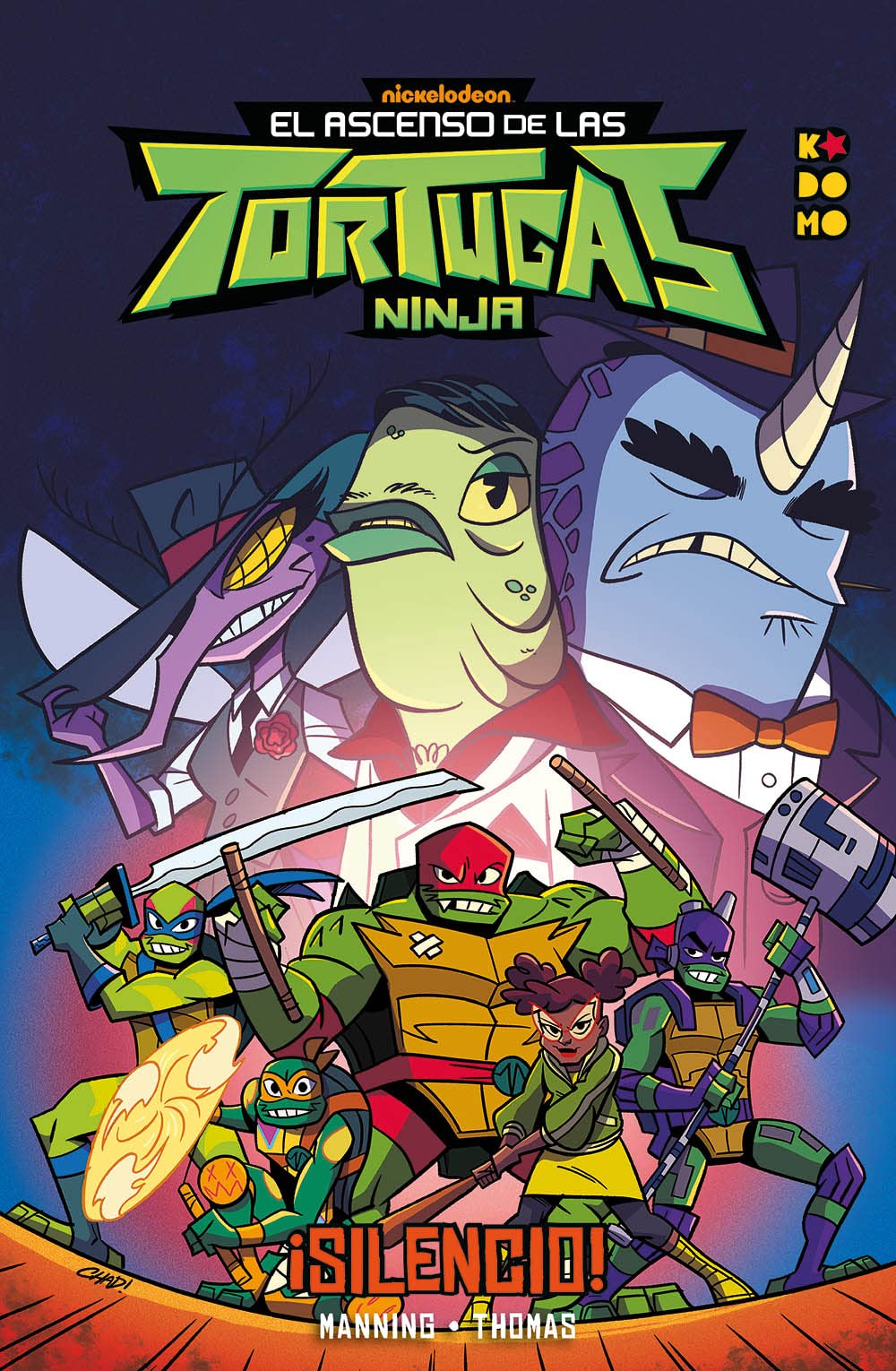 El ascenso de las Tortugas Ninja: ¡Silencio! Superheroes