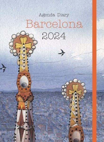 Agenda Diary Barcelona 2024. Semana vista catalán-inglés Leisure, Home & Garden
