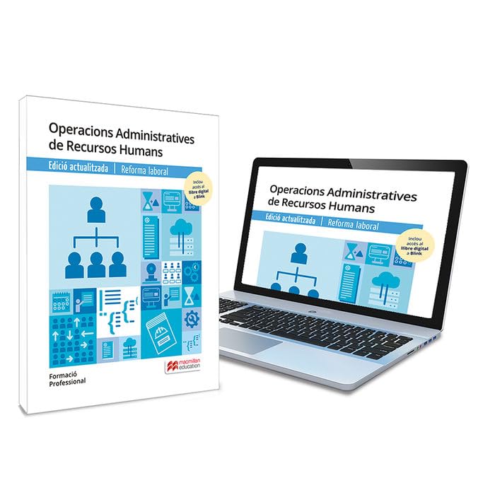 Libro de texto en formato físico de Operacions Administratives de Recursos Humans Catalán (Cicl-Administracion) Study Guides