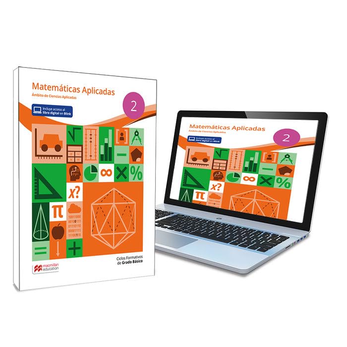 Grado Básico Matemáticas 2 - Libro de texto en formato físico de Matemáticas Aplicadas 2 book