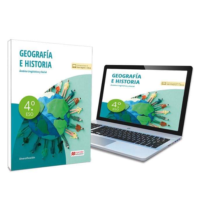 Geografía e Historia 4º - Libro de texto en formato físico de Diversificación Curricular 4º ESO book