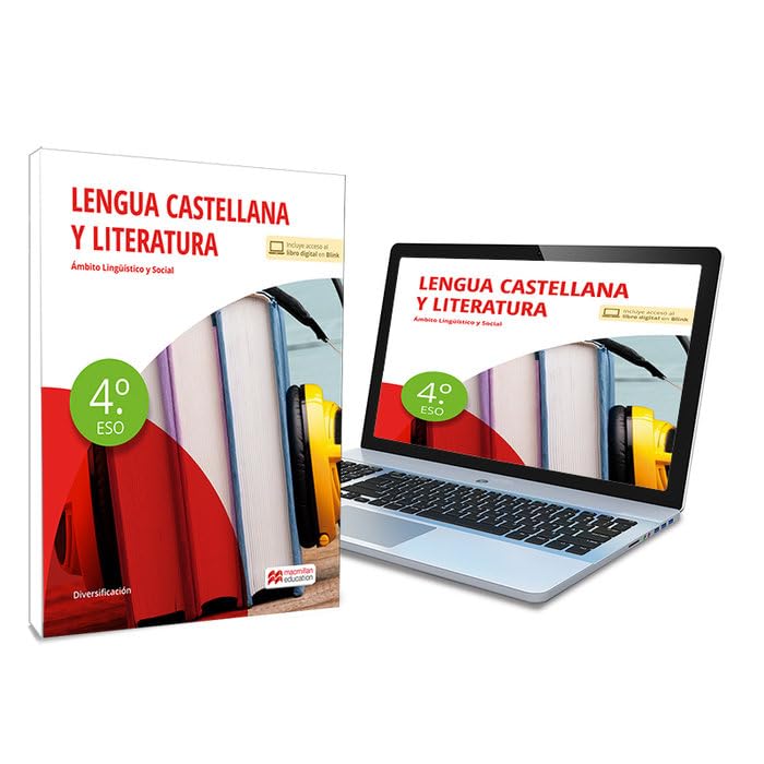 Lengua Castellana 4º - Libro de texto en formato físico de Diversificación Curricular 4º ESO Study Guides