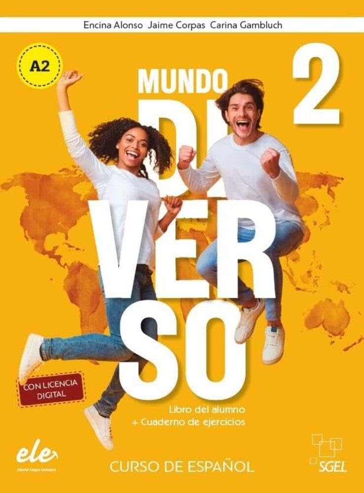 Mundo Diverso 2: Libro del alumno + Cuaderno de ejercicios + licencia digital Foreign Languages ​​& Dictionaries