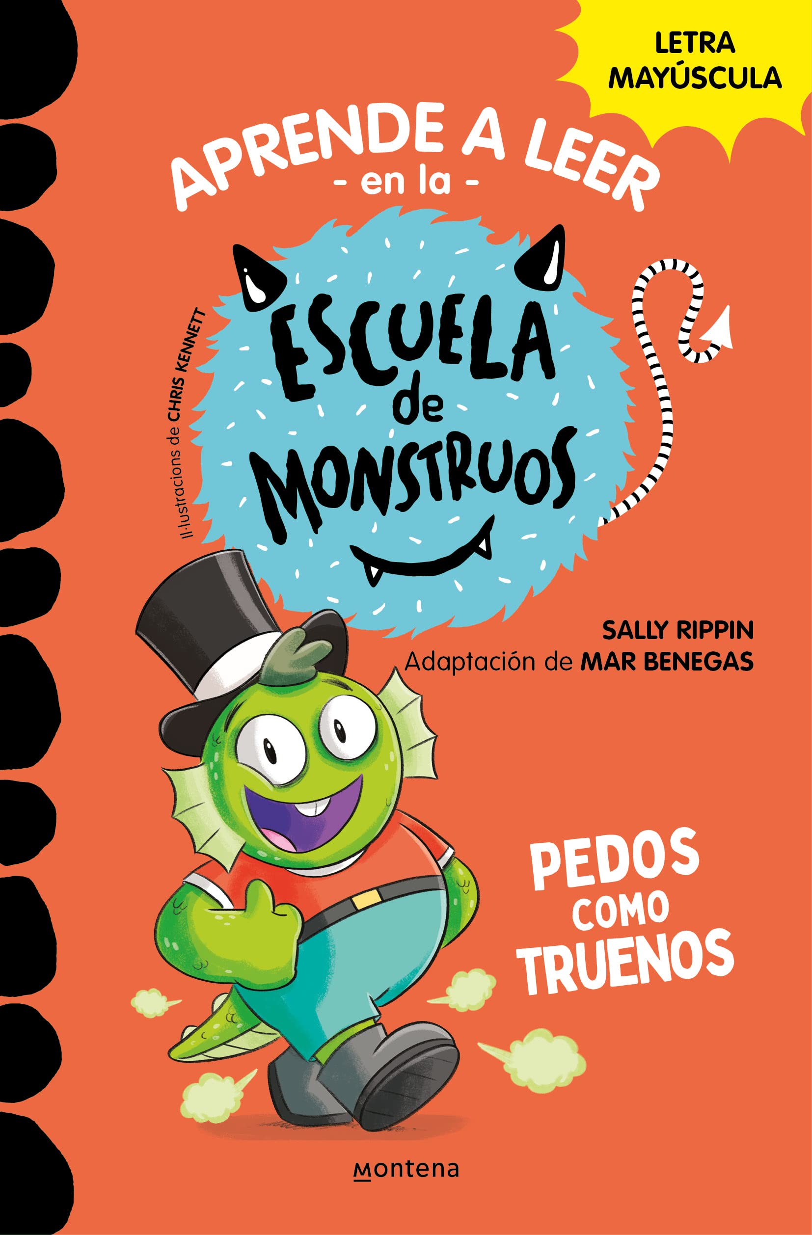 Aprender a leer en la Escuela de Monstruos 7 - Pedos como truenos: En letra MAYÚSCULA (libros para niños a partir de 5 años) book