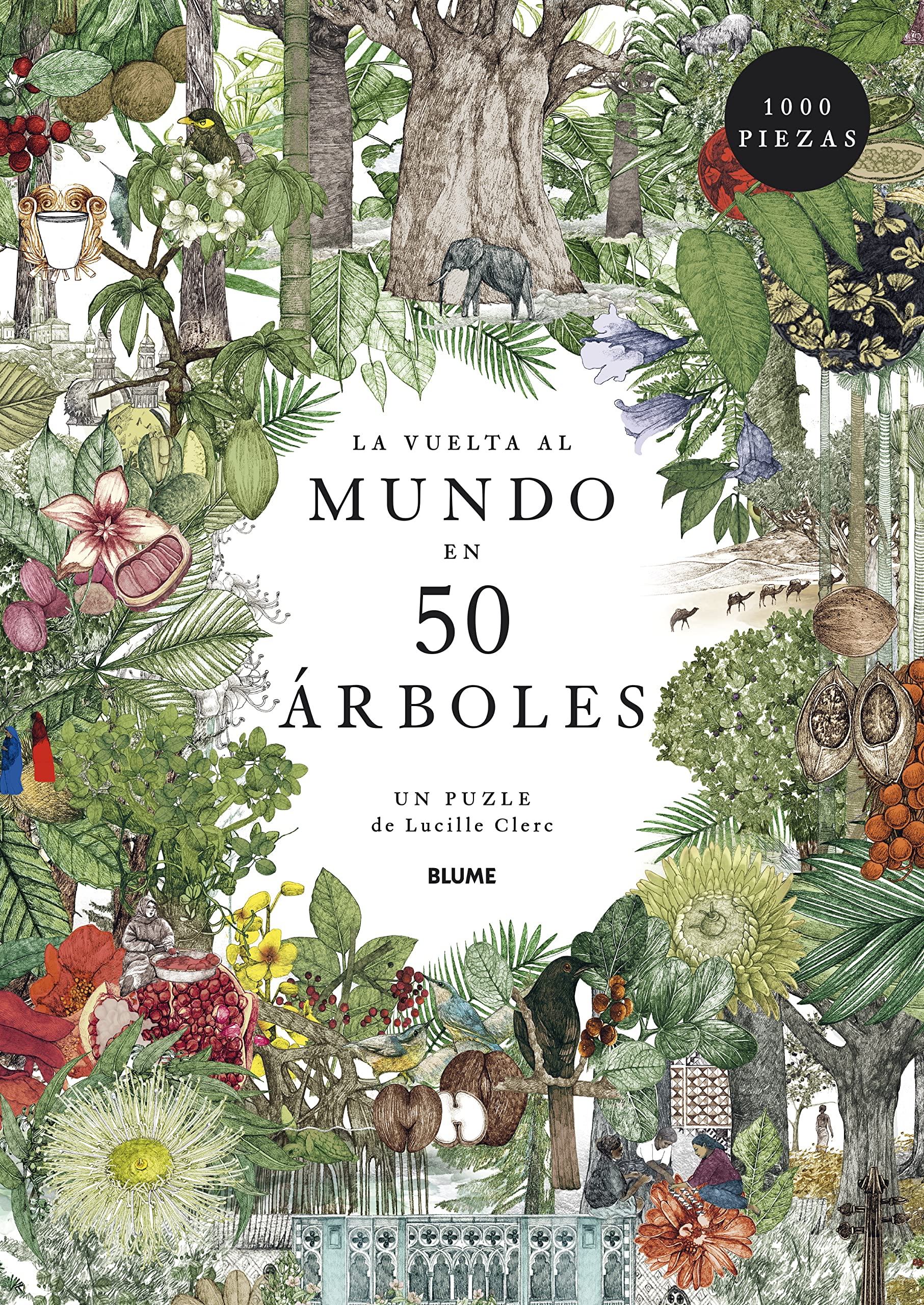 Vuelta al mundo en 50 árboles. Puzle book