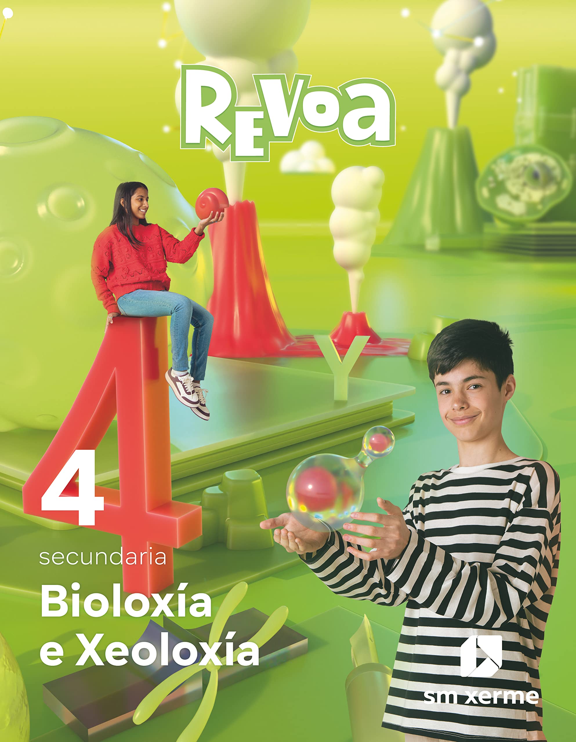 Bioloxía e Xeoloxía. 4 Secundaria. Revoa book