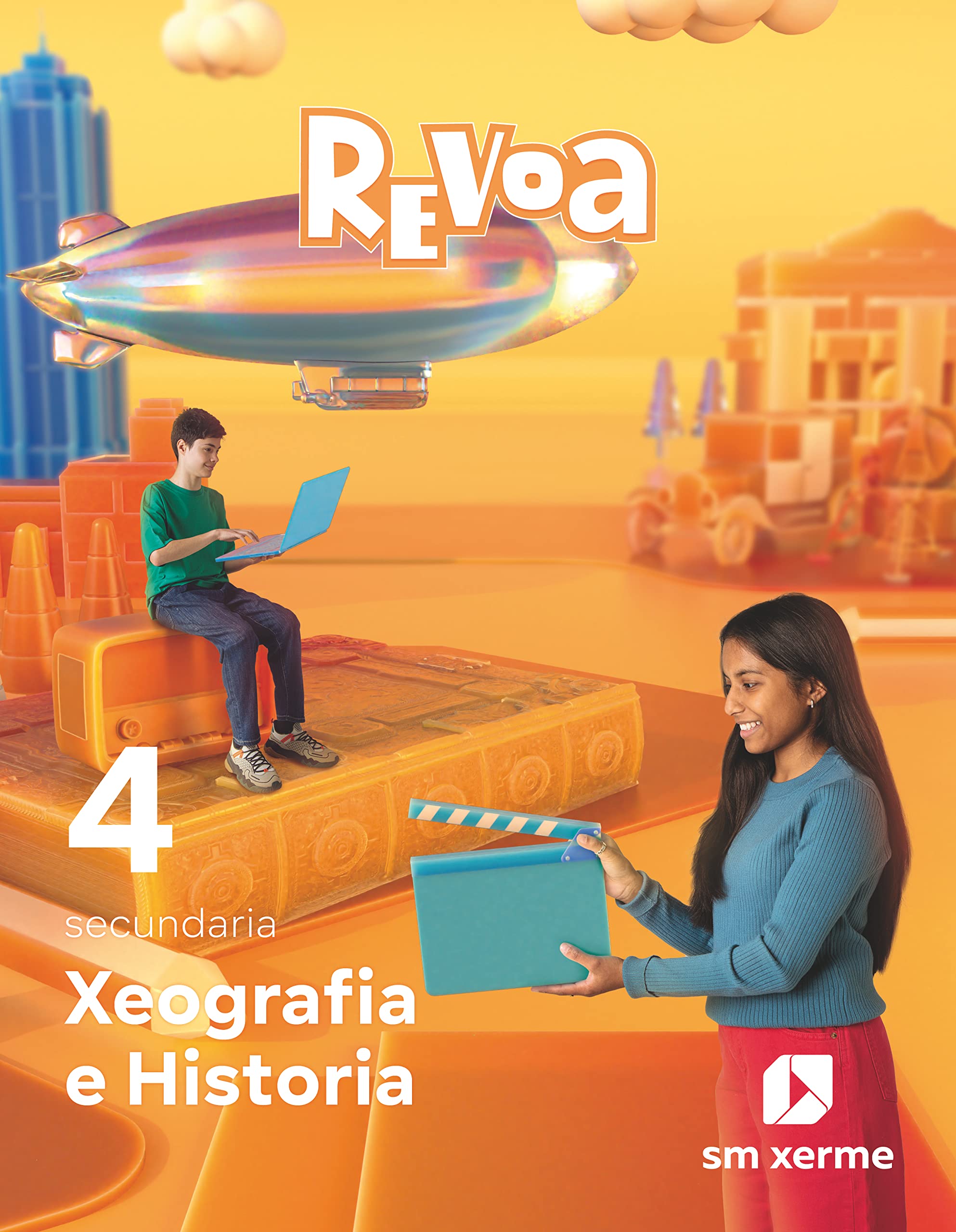 Xeografía e historia. 4 Secundaria. Revoa book