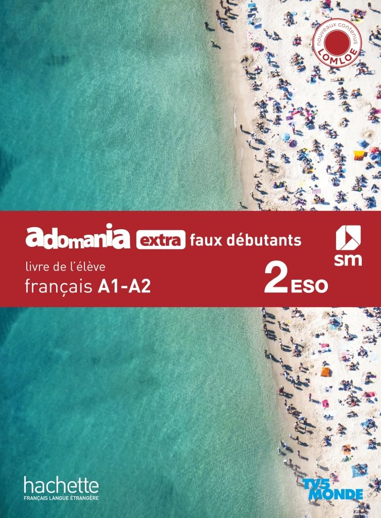 Français A1-A2. 2 Secundaria. Adomania, extra faux débutants Non-fiction