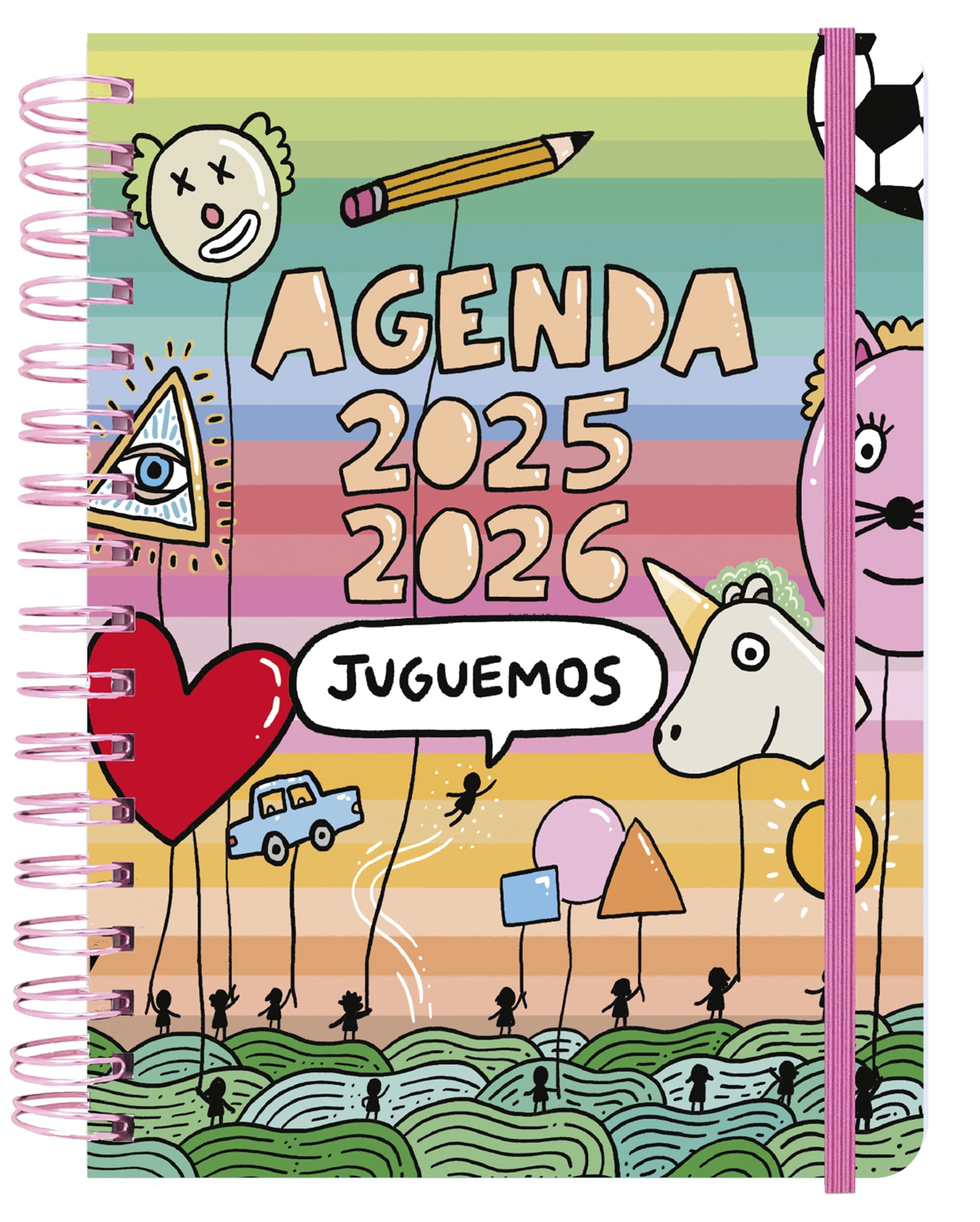 Agenda escolar semanal 2025-2026 72 kilos (TANTANFAN) Leisure, Home & Garden
