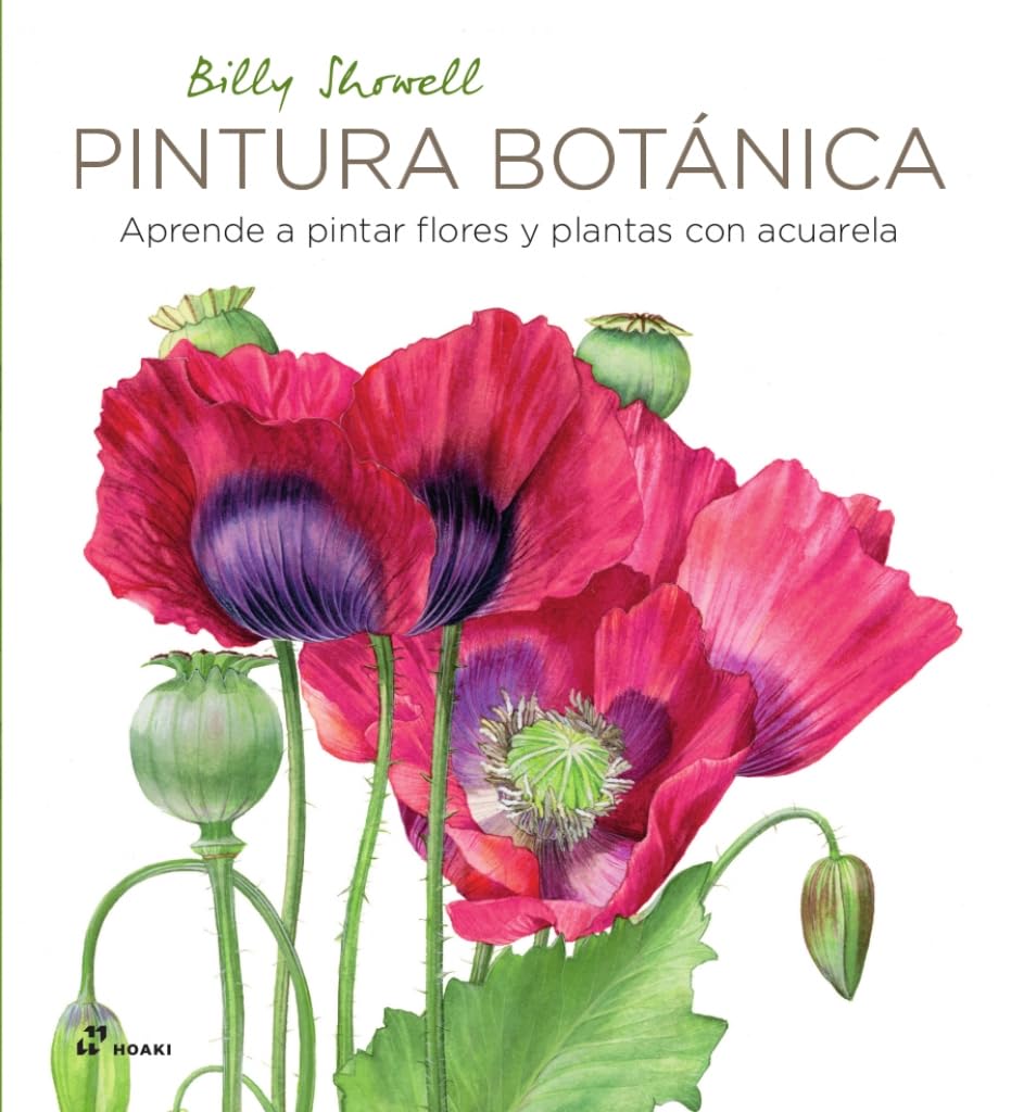 Pintura botánica: Aprende a pintar flores y plantas con acuarela book