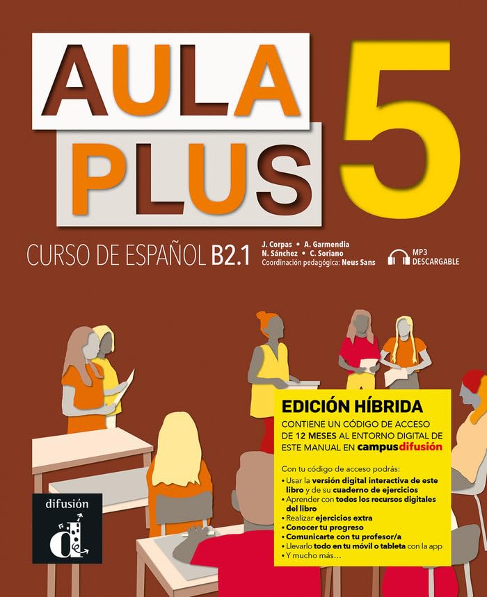 Aula Plus 5 Ed.hibrída L. del alumno Foreign Languages ​​& Dictionaries