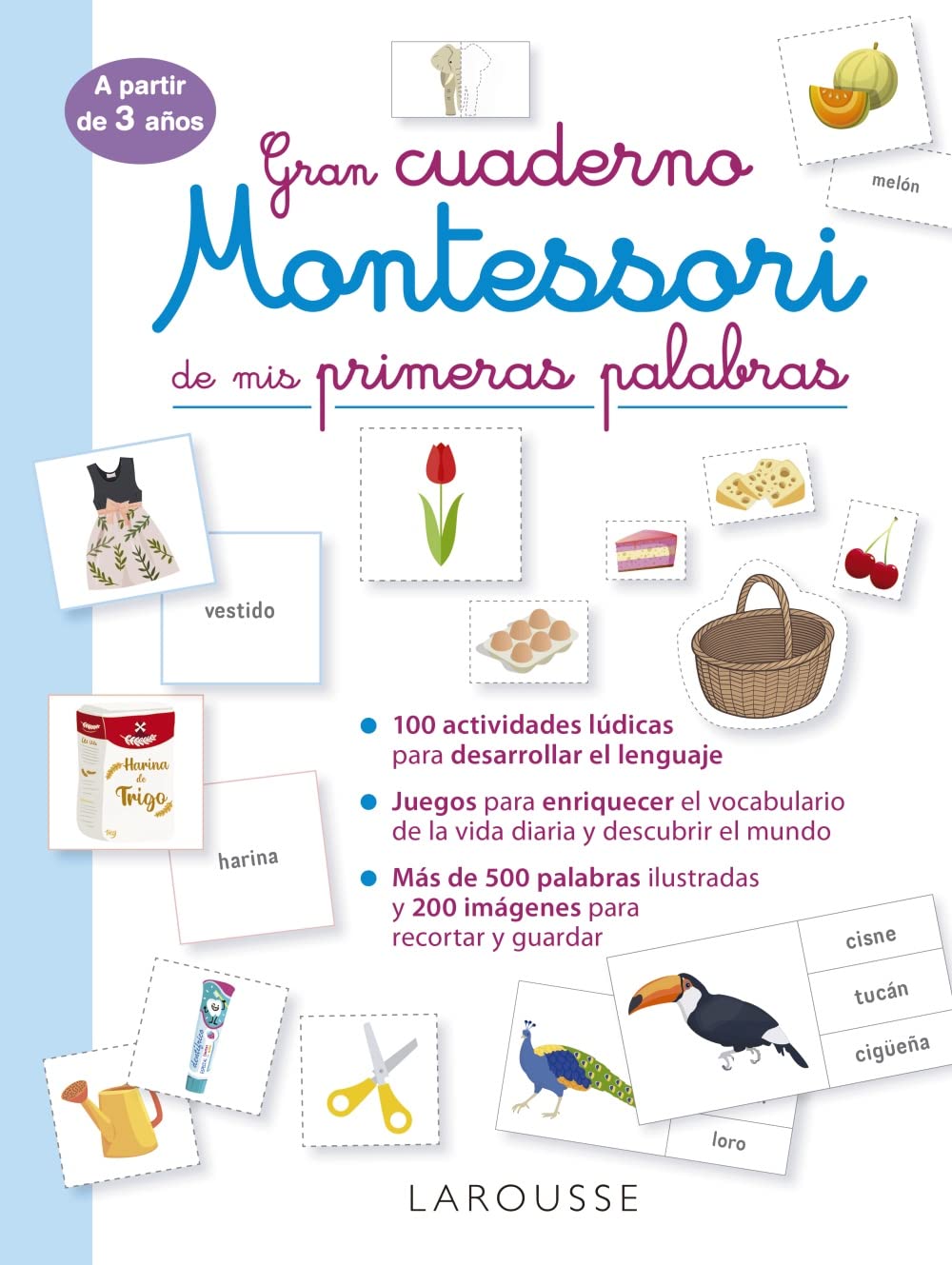 Gran cuaderno Montessori de mis primeras palabras (LAROUSSE - Infantil / Juvenil - Castellano - A partir de 3 años) Novels & Short Stories