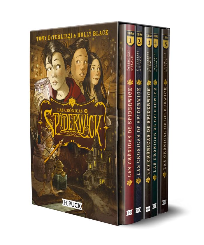 Estuche saga "Spiderwick": El libro de las criaturas, La piedra clarividente, El secreto de Lucinda, El árbol metálico, La ira de Mulgarath book
