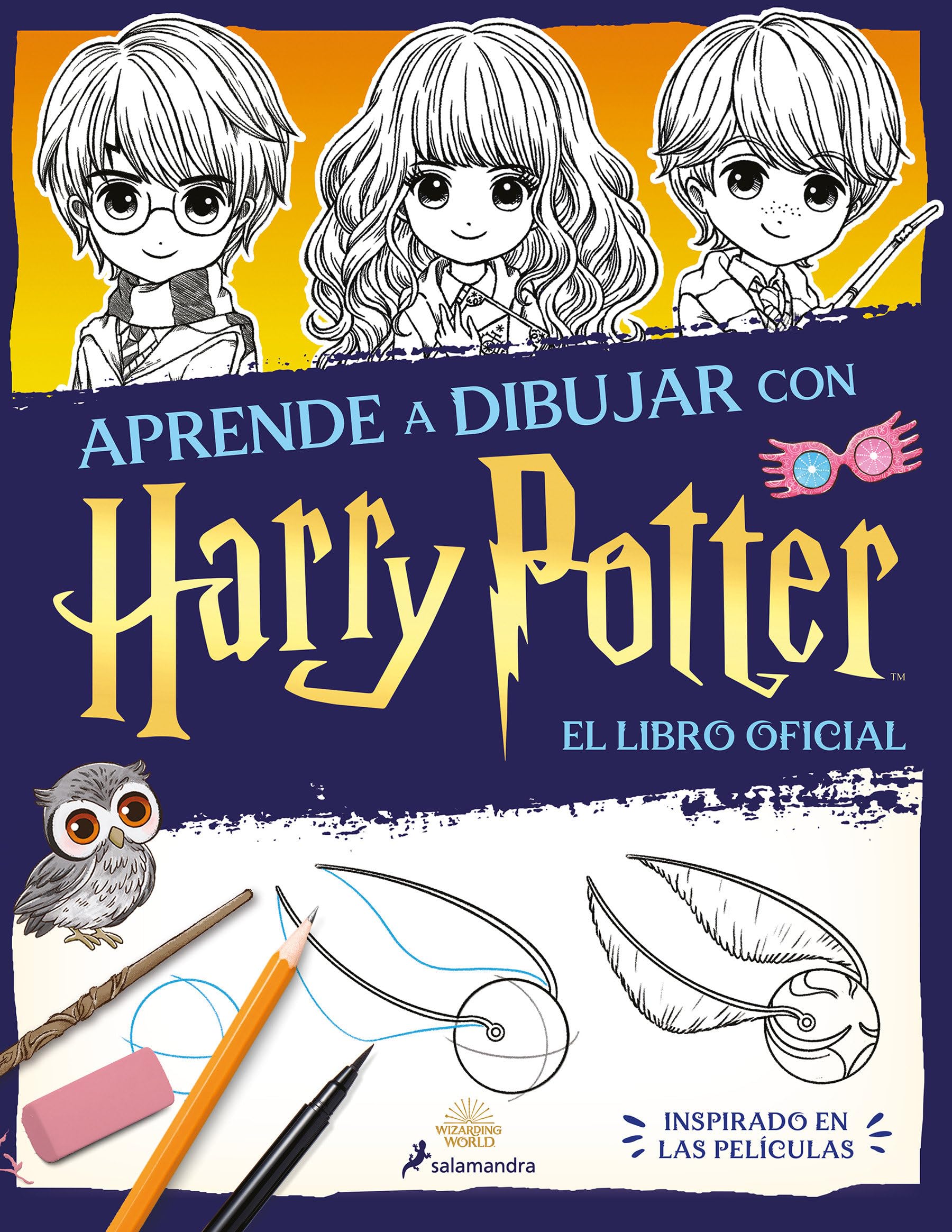 Aprende a dibujar con Harry Potter (libro oficial): Inspirado en las películas Non-fiction