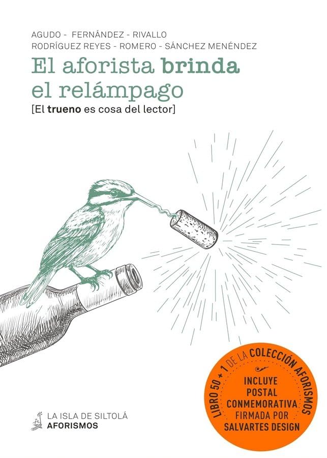 El aforista brinda el relámpago Books