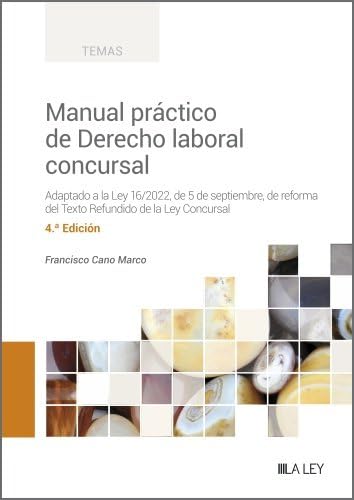 Manual práctico de Derecho laboral concursal: Adaptado a la Ley 16/2022, de 5 de septiembre, de reforma del Texto Refundido de la Ley Concursal (Temas) Law