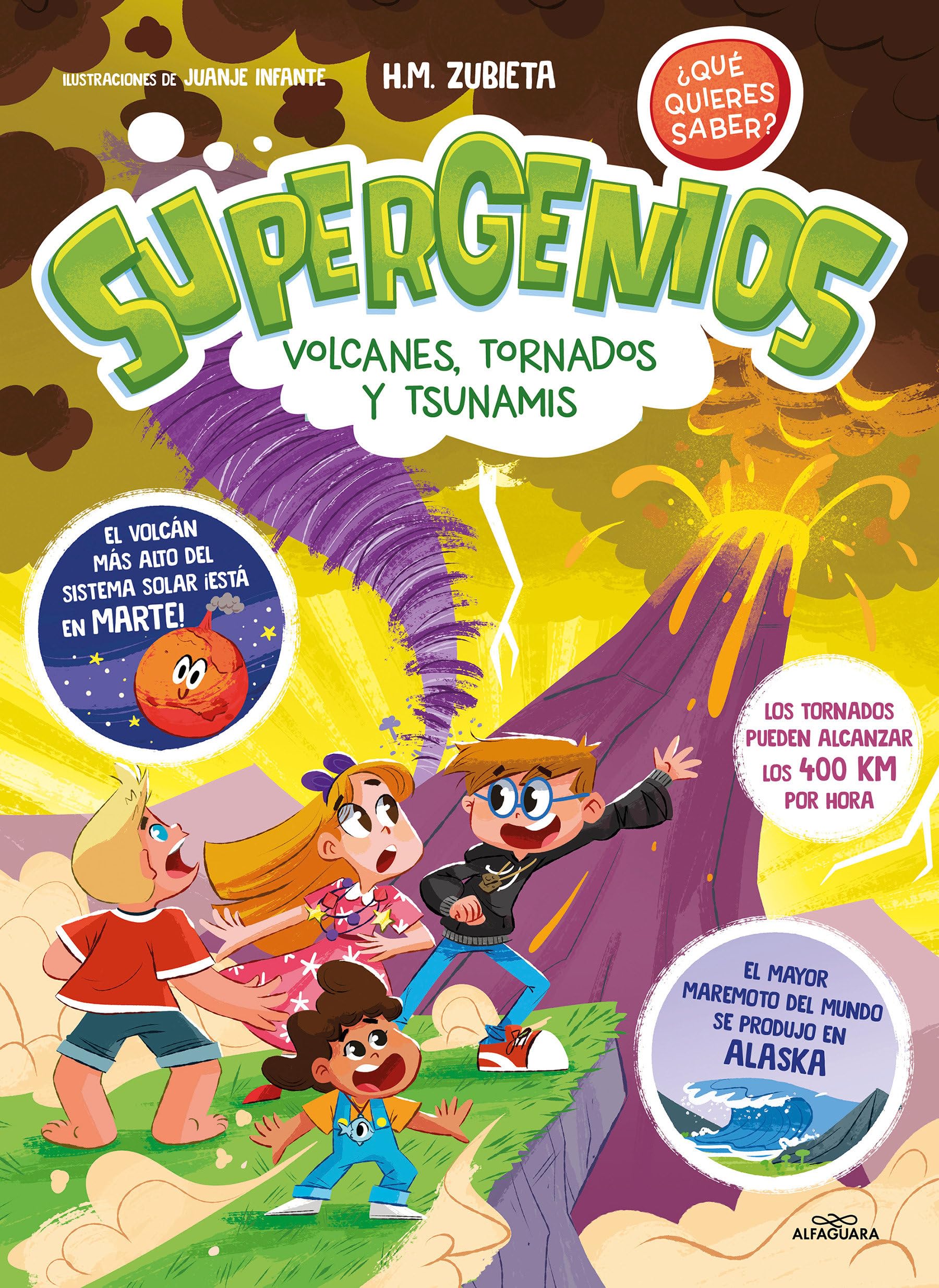 Volcanes, tornados y tsunamis (Supergenios. ¿Qué quieres saber? 3): Volcanes, tornados y tsunamis / Volcanoes, Tornadoes, and Tsunamis (Niños curiosos, Band 3) Tiptoi & Games