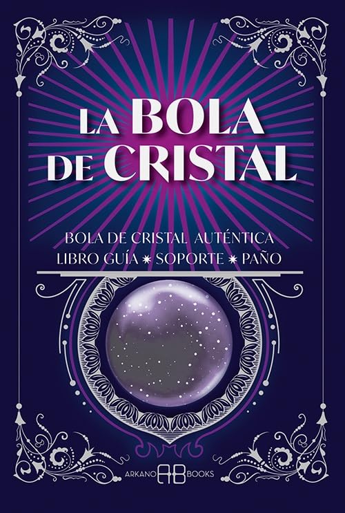 La bola de cristal. Pack: Bola de cristal auténtica · Libro guía · Soporte · Paño book