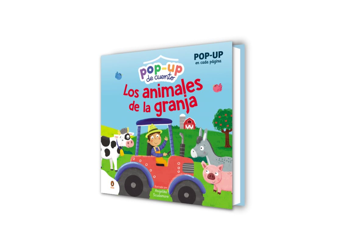 Los animales de la granja (Pop-up de cuento): Con Pop-Up en cada página para niños y niñas book