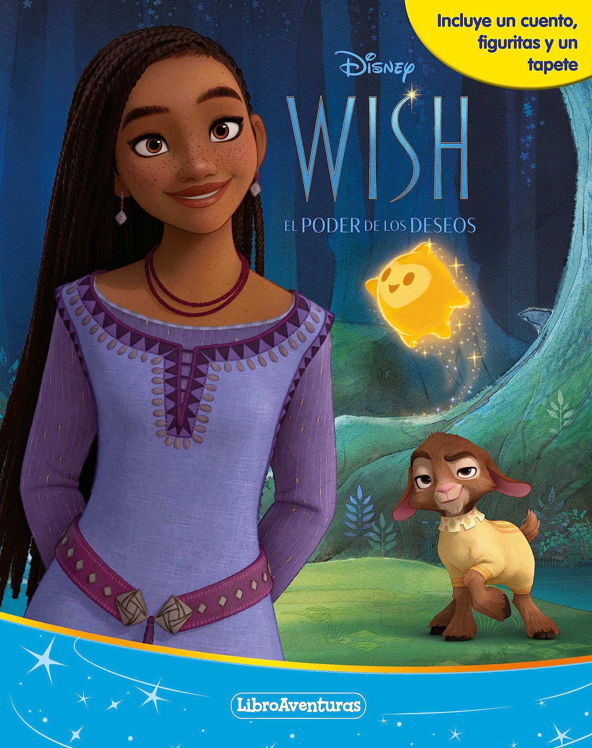Wish: El poder de los deseos. Libroaventuras: Incluye un cuento, figuritas y un tapete Tiptoi & Games