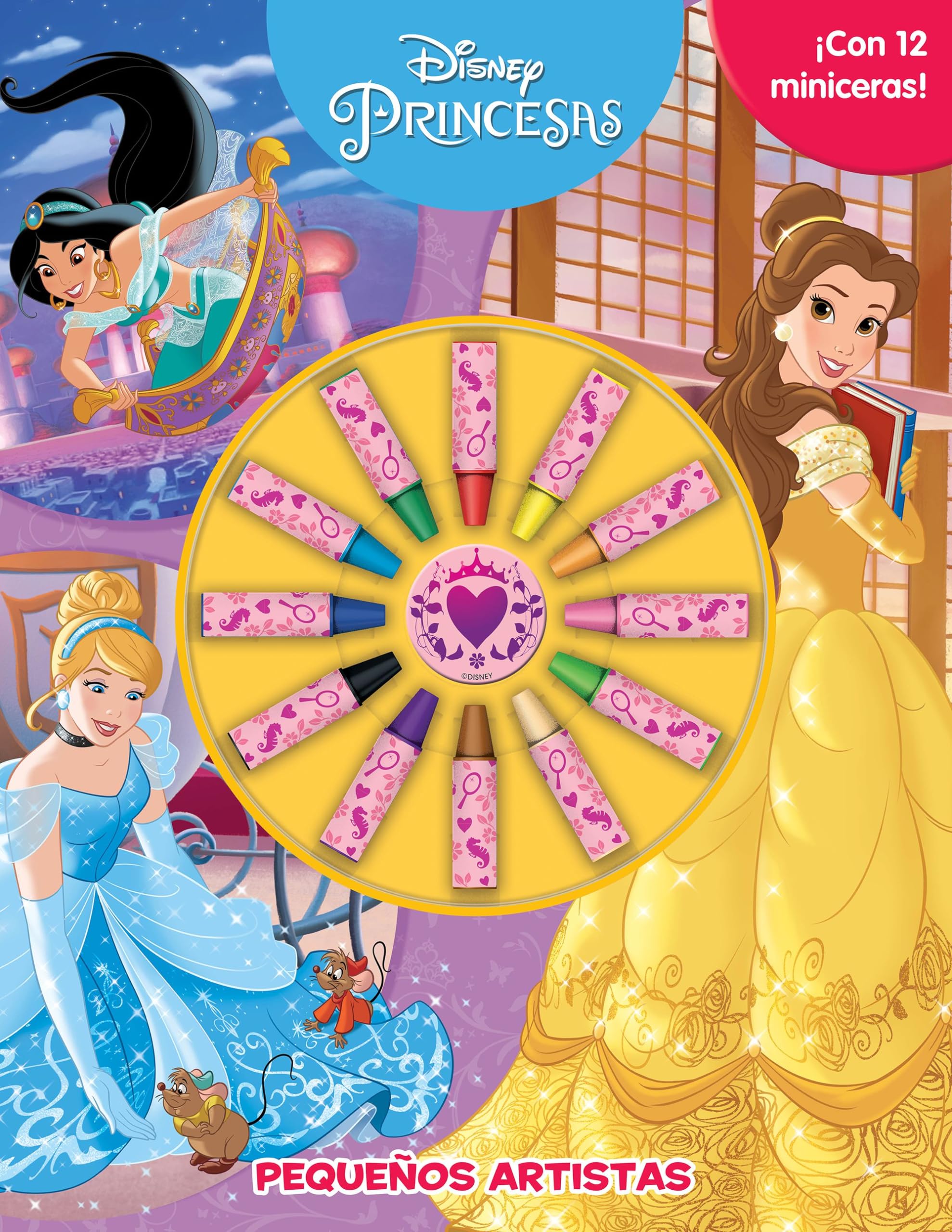 Princesas. Pequeños artistas: ¡Con 12 miniceras! (Disney. Princesas) Tiptoi & Games