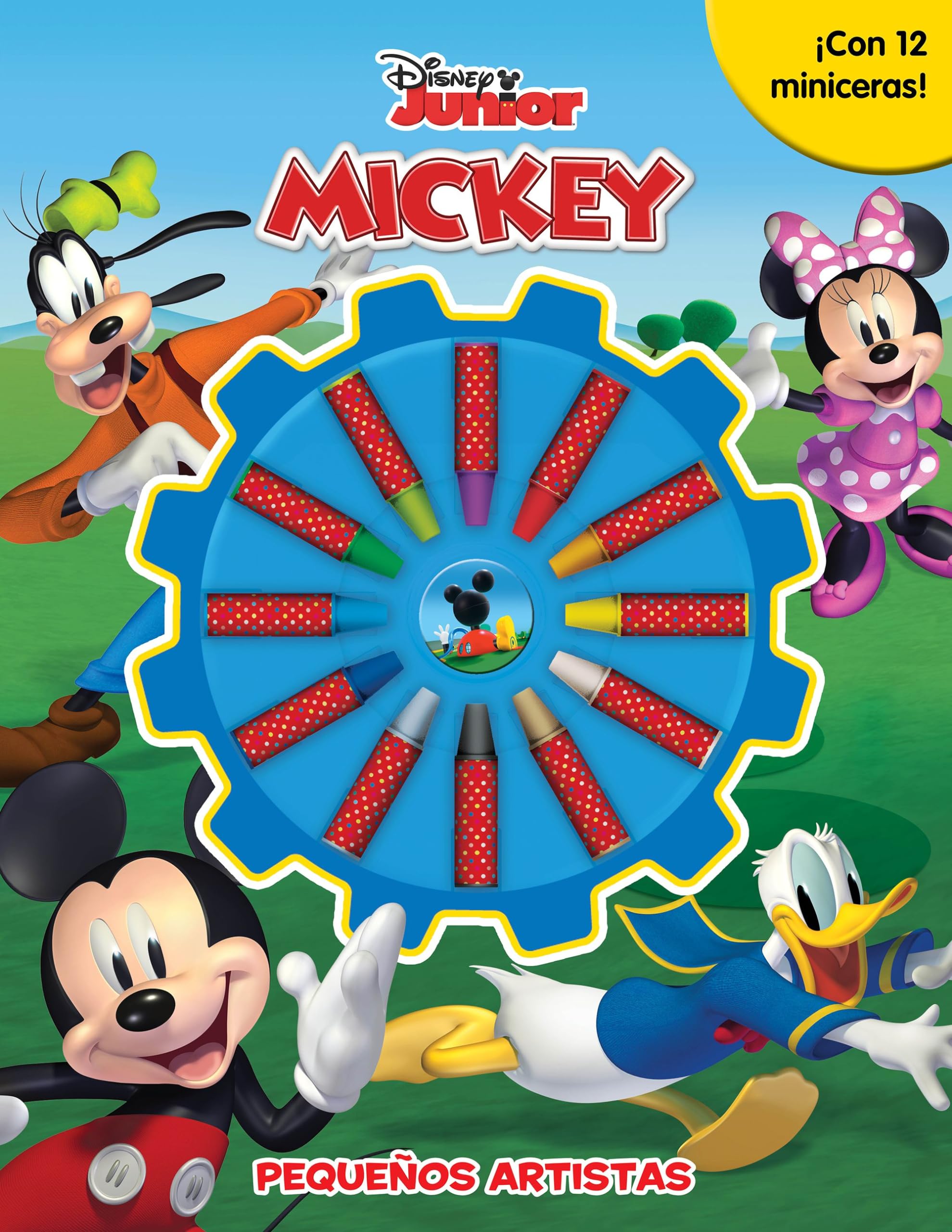 Mickey. Pequeños artistas: ¡Con 12 miniceras! (Disney. Mickey) Tiptoi & Games
