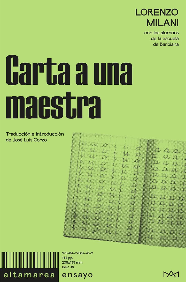 Carta a una maestra book