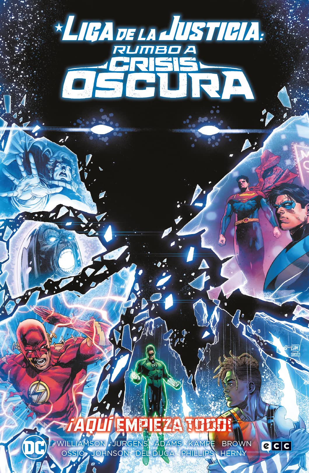 Liga de la Justicia: Rumbo a Crisis Oscura Superheroes