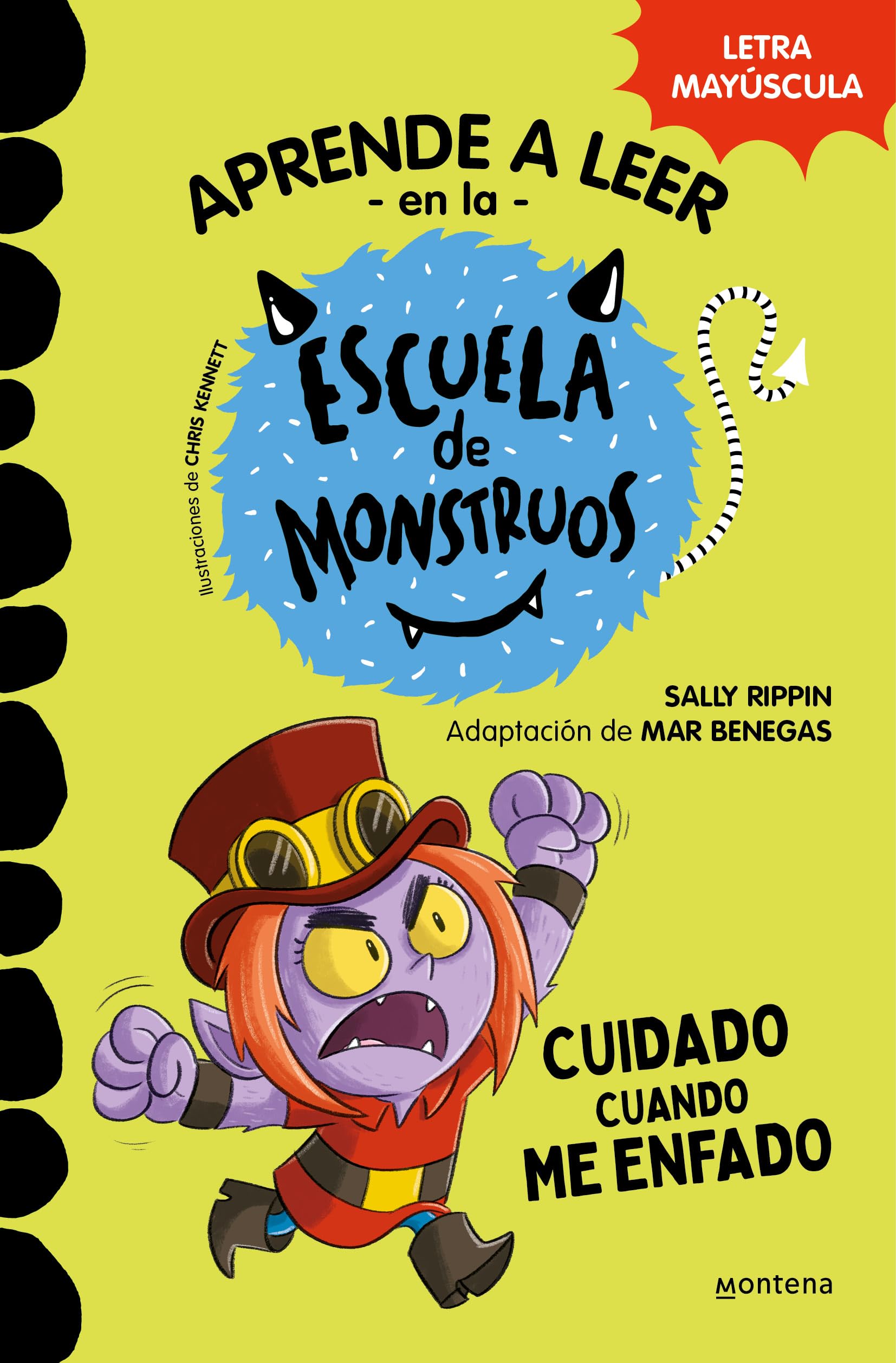 Aprender a leer en la Escuela de Monstruos 15 - Cuidado cuando me enfado: En letra MAYÚSCULA (libros para niños a partir de 5 años) (Montena) book