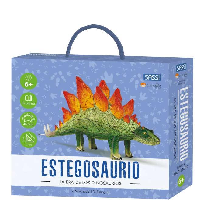 Estegosaurio La era de los dinosaurios (Dinosaurios 3D) Tiptoi & Games