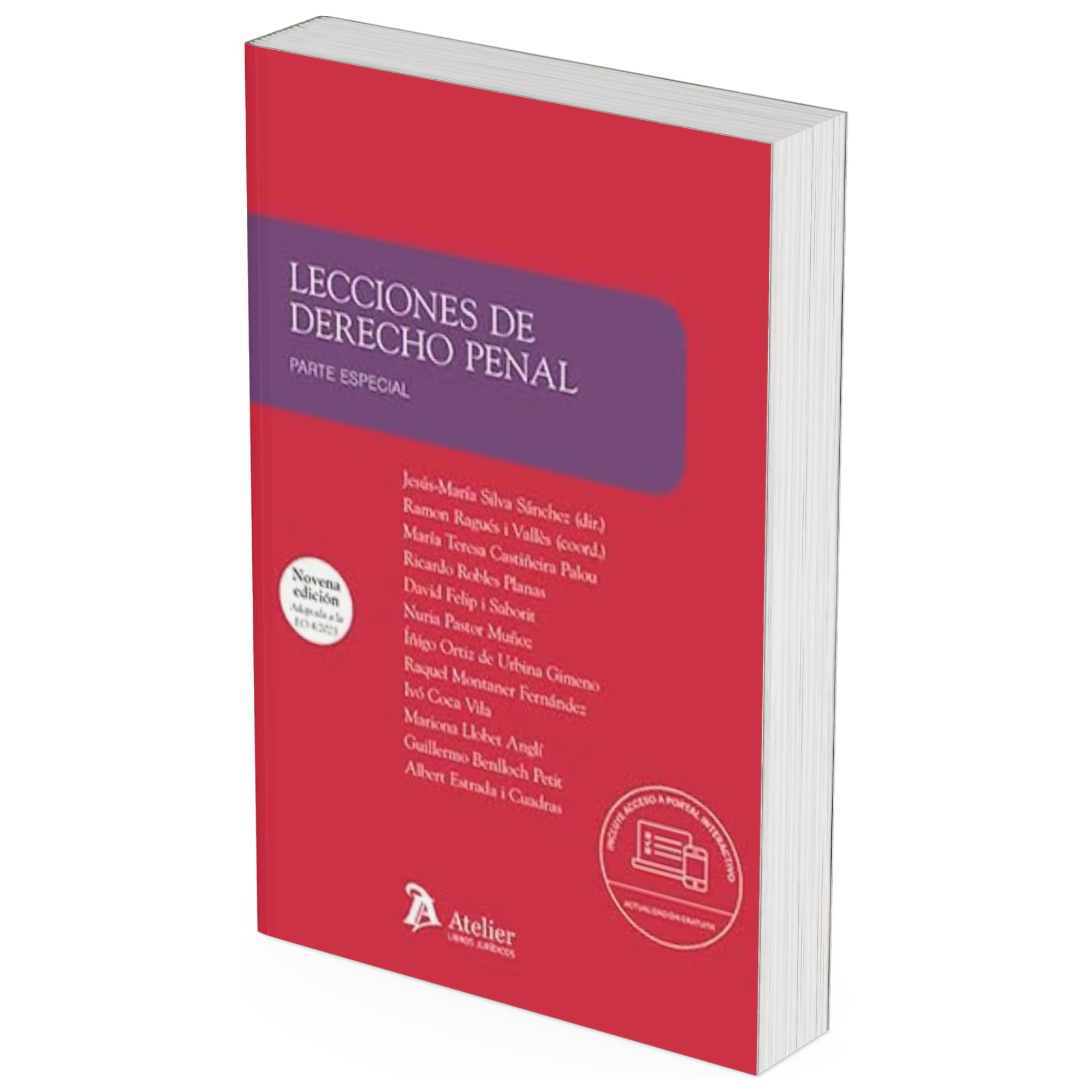 Lecciones de derecho penal. Parte especial. 9ª edición book