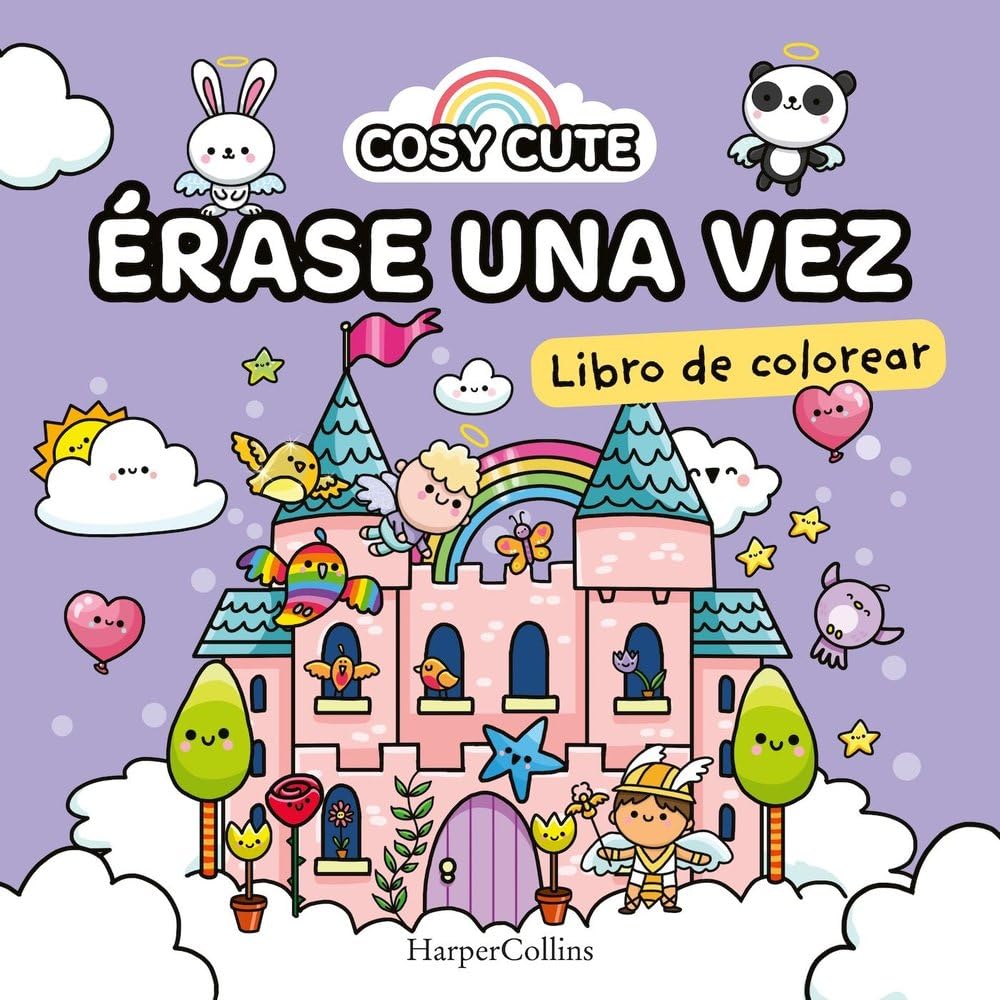 Cosy Cute: Érase una vez: ¡Un libro precioso para colorear para todas las edades, incluidos adolescentes y adultos! Manga