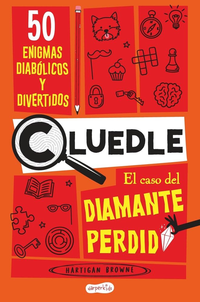 CLUEDLE: El caso del diamante perdido: 50 enigmas diabólicos y divertidos (Libro 1) book