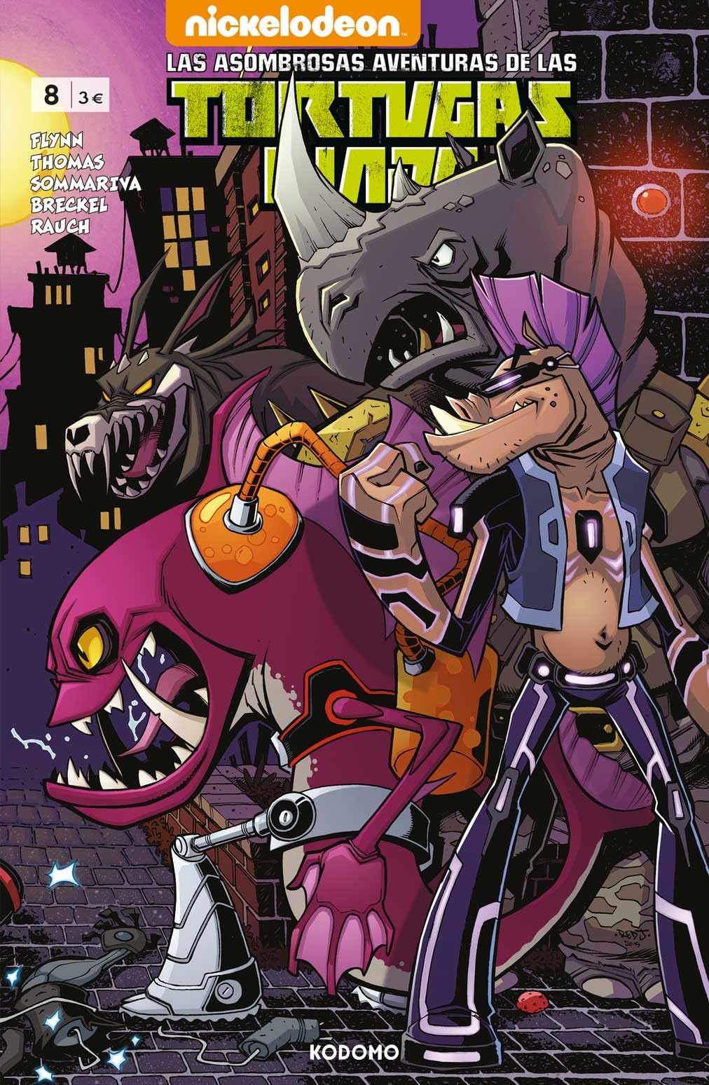 Las asombrosas aventuras de las Tortugas Ninja núm. 08 Manga