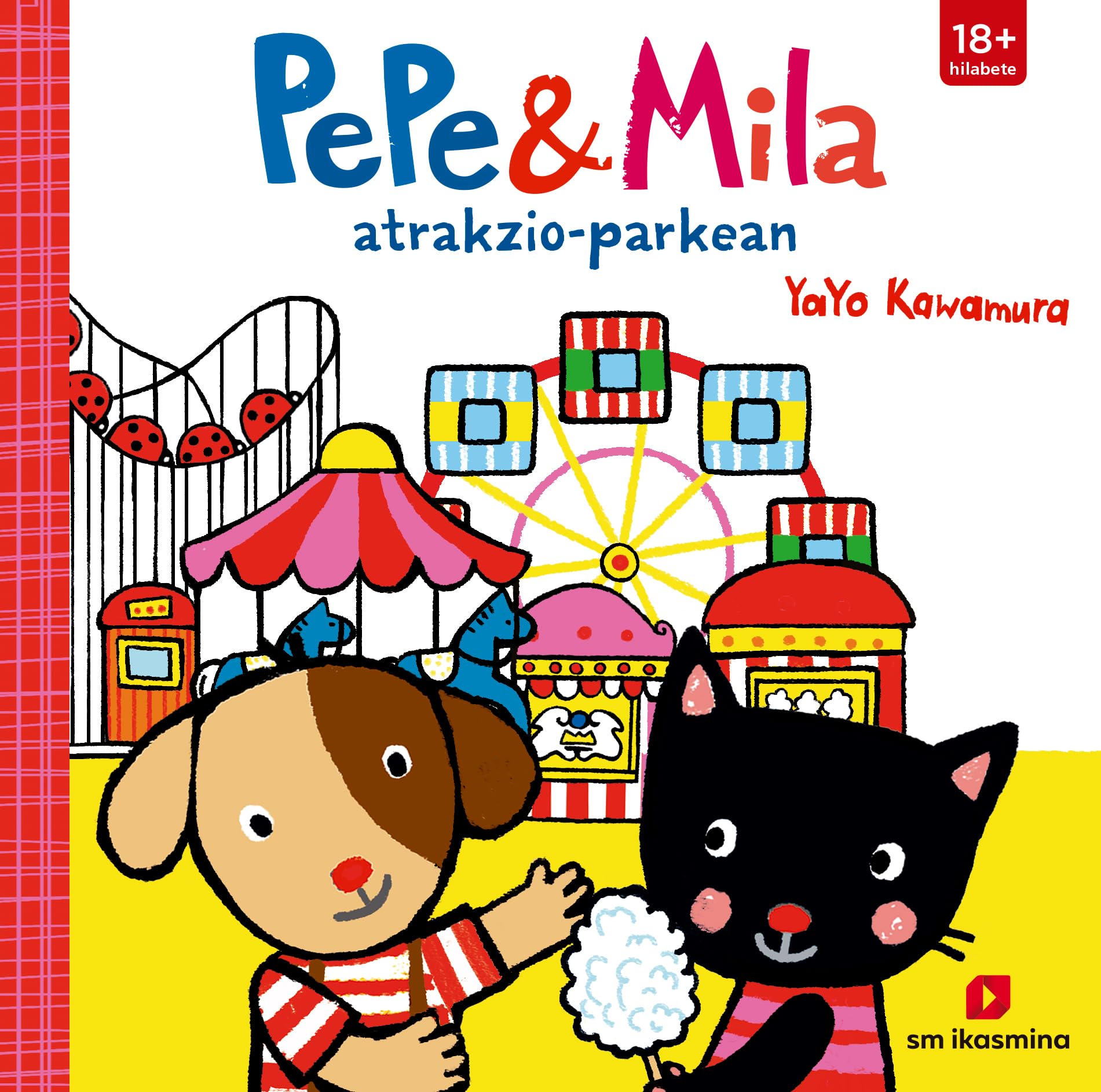 Pepe & Mila atrakzio-parkean book