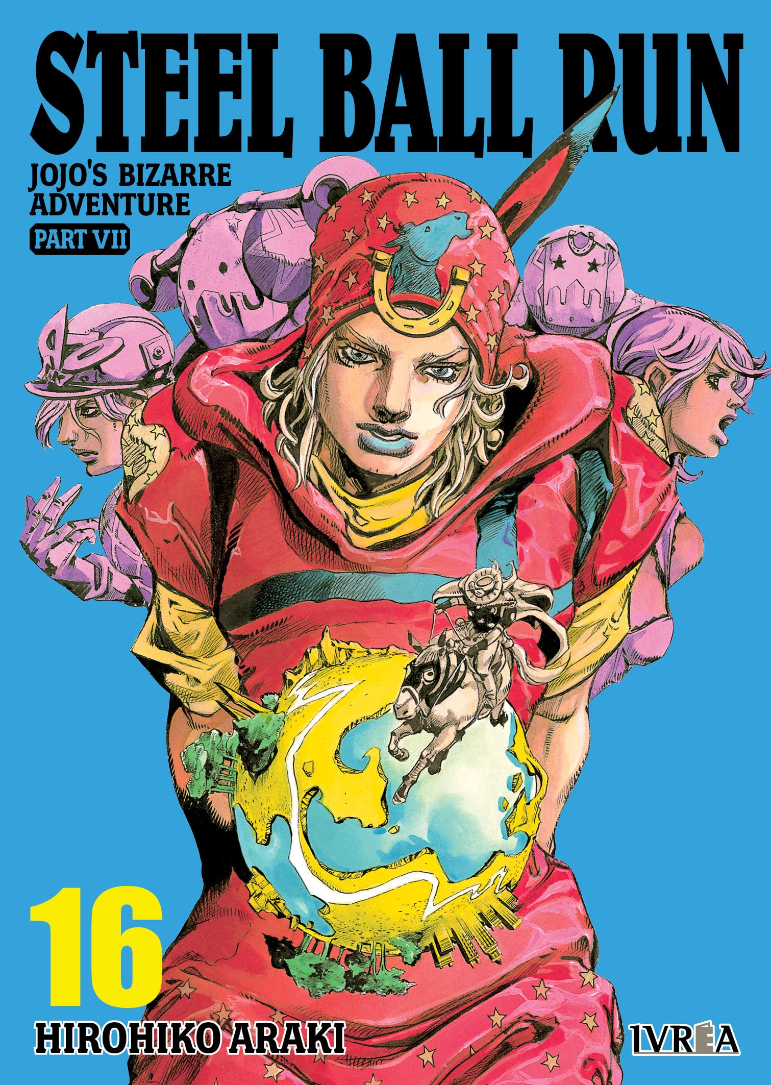 JOJO'S BIZARRE ADVENTURE. PARTE 7 STEEL BALL RUN 16 Books