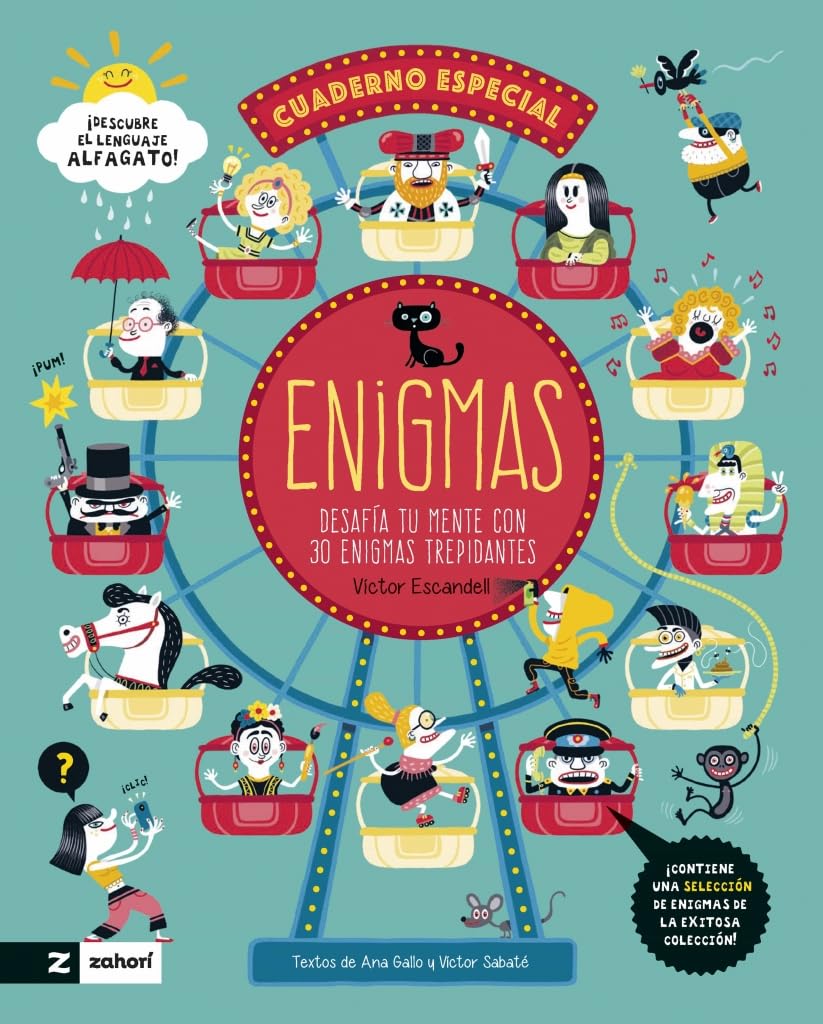 Cuaderno especial de enigmas: Desafía tu mente con 30 enigmas trepidantes Tiptoi & Games