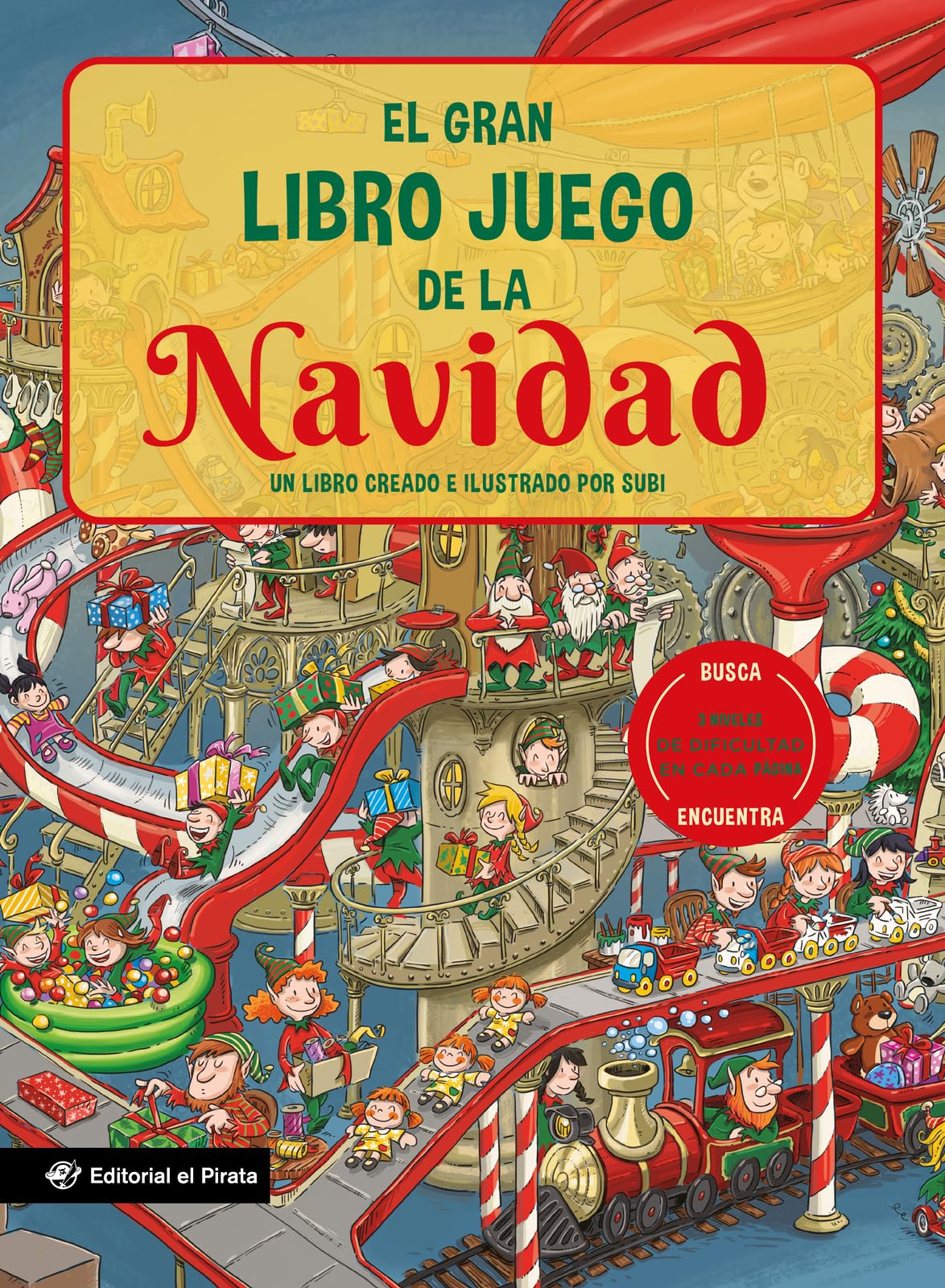 El gran libro juego de la Navidad: Un libro infantil con 3 niveles de juego, de 3 a 8 años. Jugar y aprender. ¡Conoce un montón de curiosidades y tradiciones navideñas! (Libros juegos, Band 5) Non-fiction