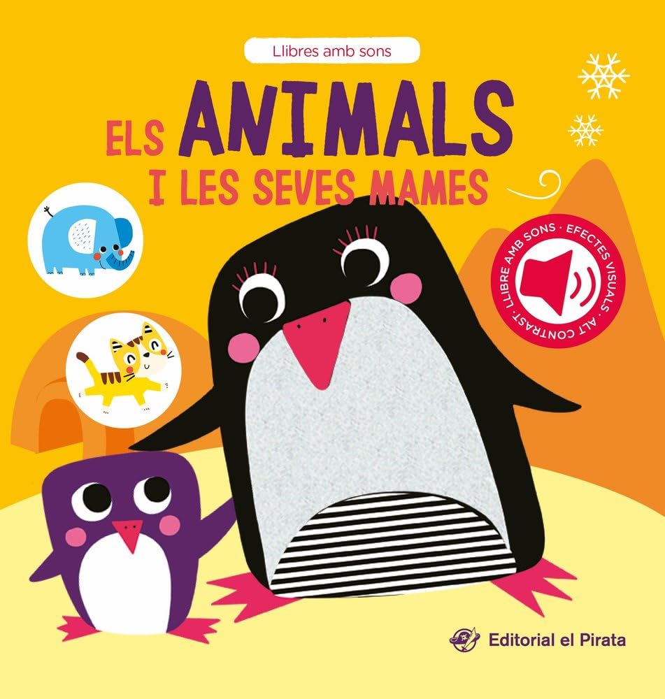 Els animals i les seves mames: Conte amb sons per a bebès. Descobreix els animals bebès i interactua amb ells! book