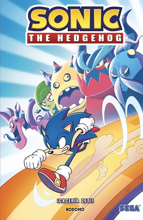 Sonic The Hedgehog: ¡Cacería Zeti! book