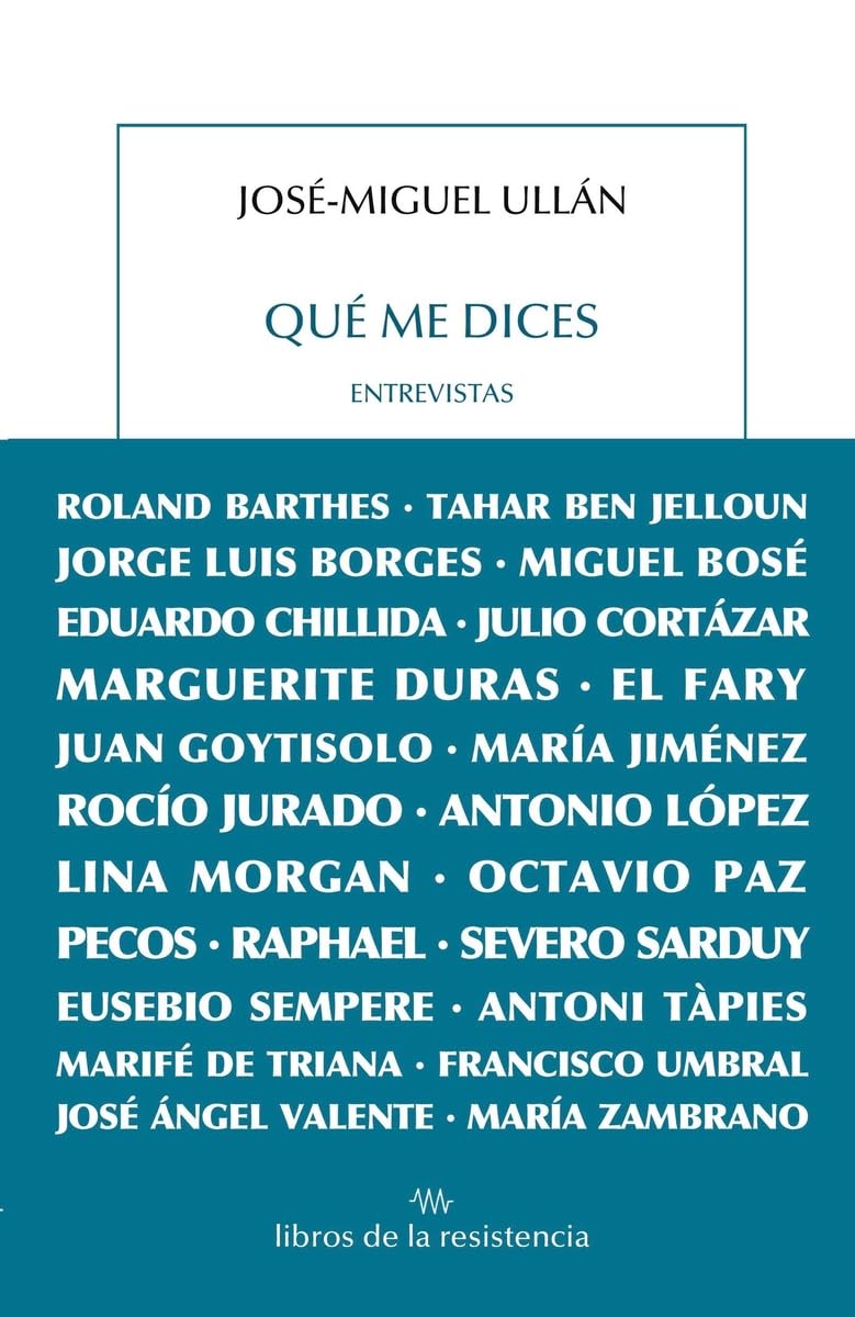 Qué me dices: Entrevistas book