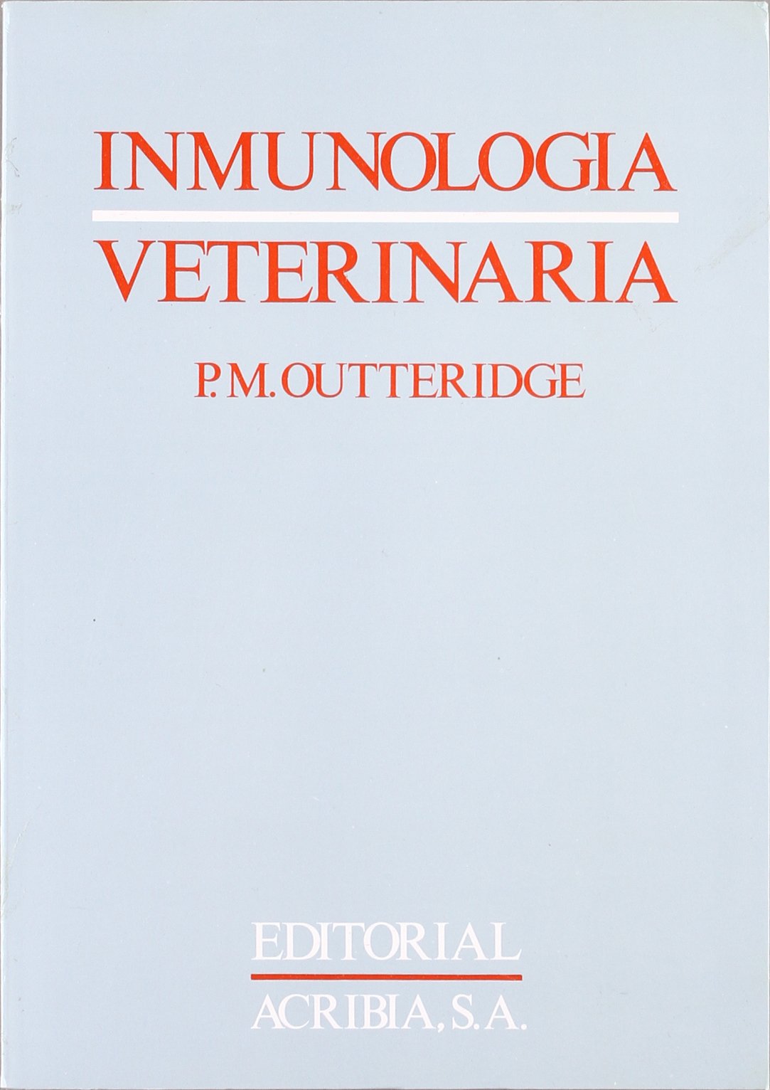 Inmunología veterinaria Books