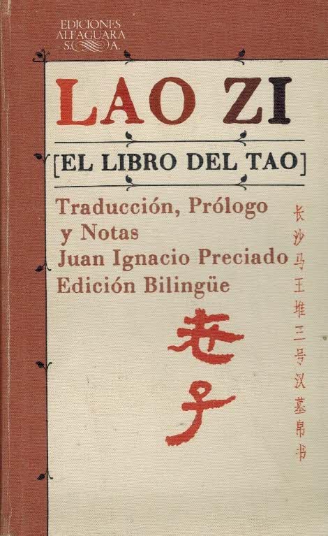 Lao zi. libro del tao. bilingue book