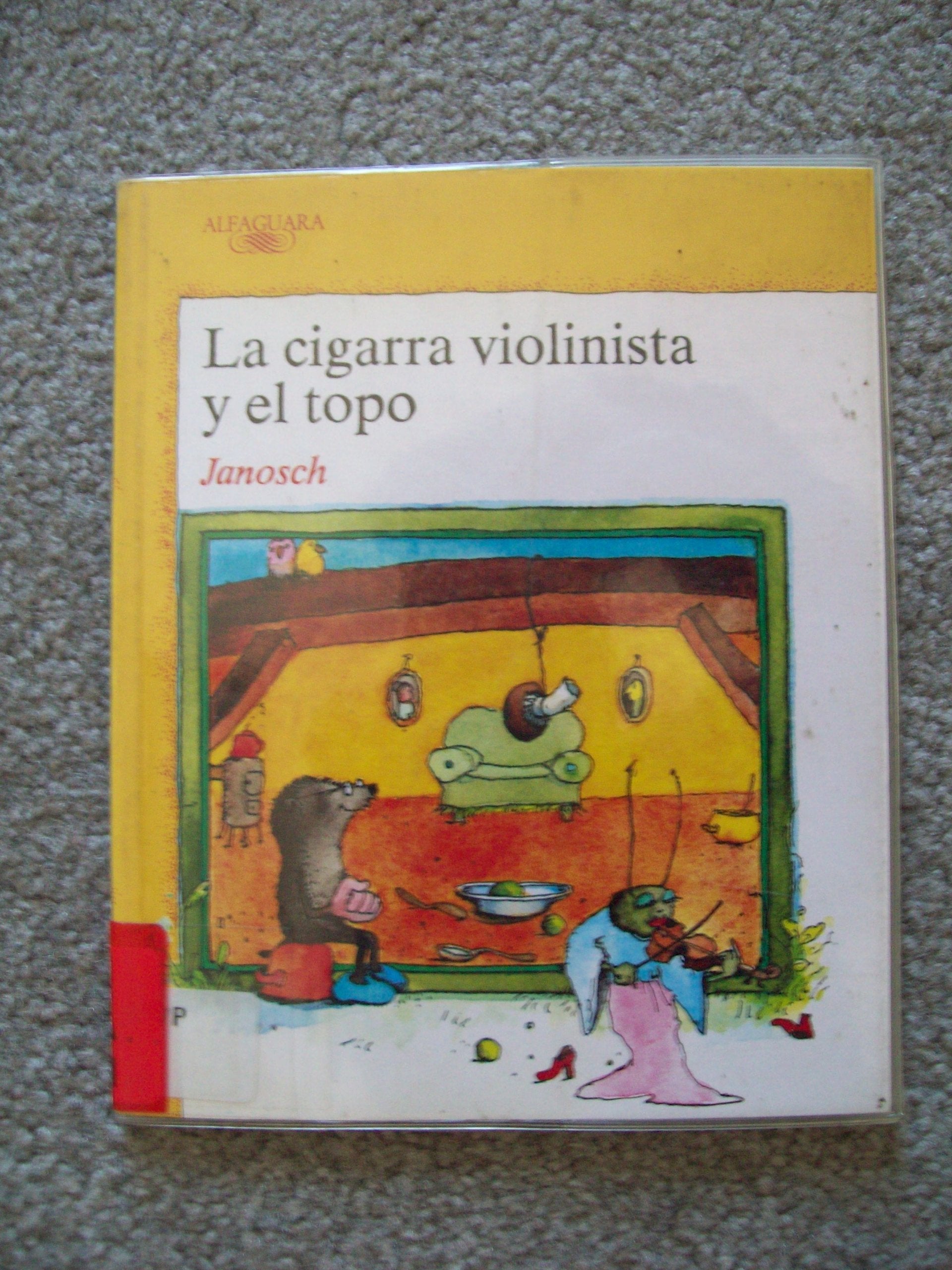 Cigarra violinista y el topo, la book