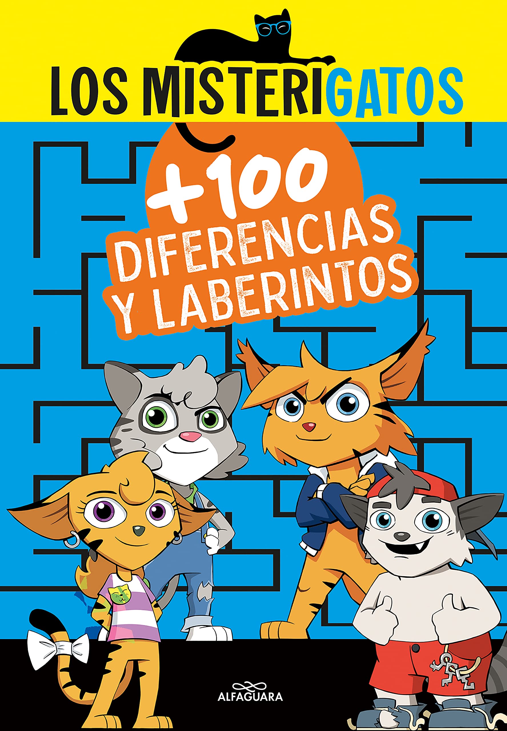Los Misterigatos - Más de 100 laberintos y diferencias: . book