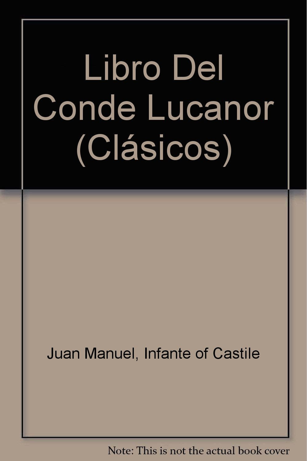 Libro Del Conde Lucanor book