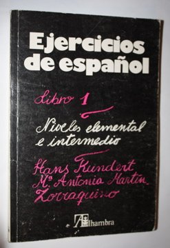 Ejercicios de español. vol.1 book