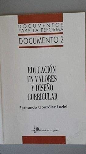 Educacion en valores y diseño curricular Books