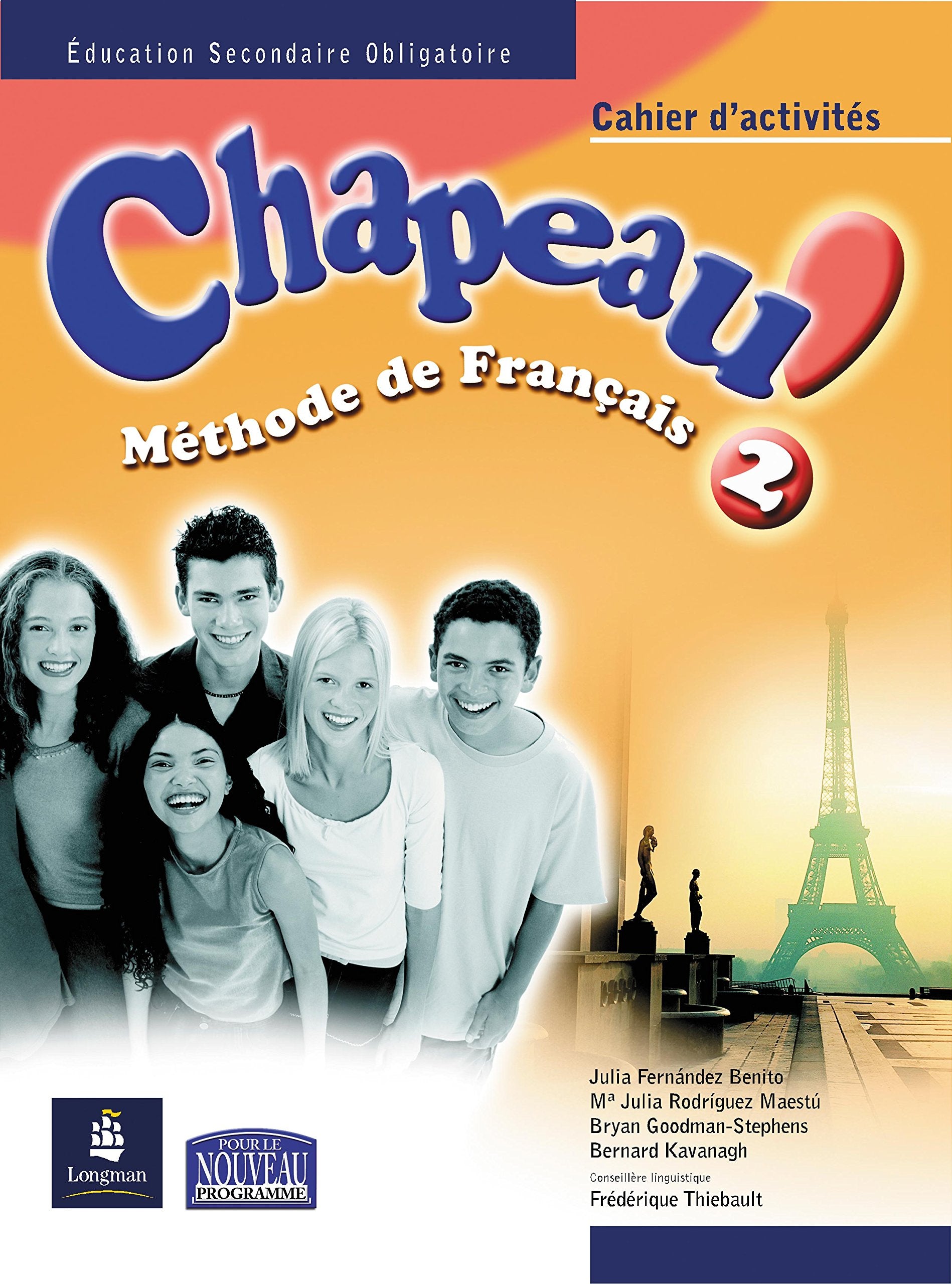 Chapeau 2, méthode de français, ESO. Cahier d'activités Books